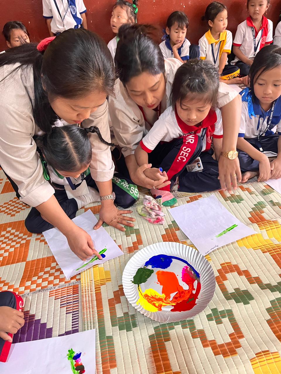 Students taking part in co-curricular activities