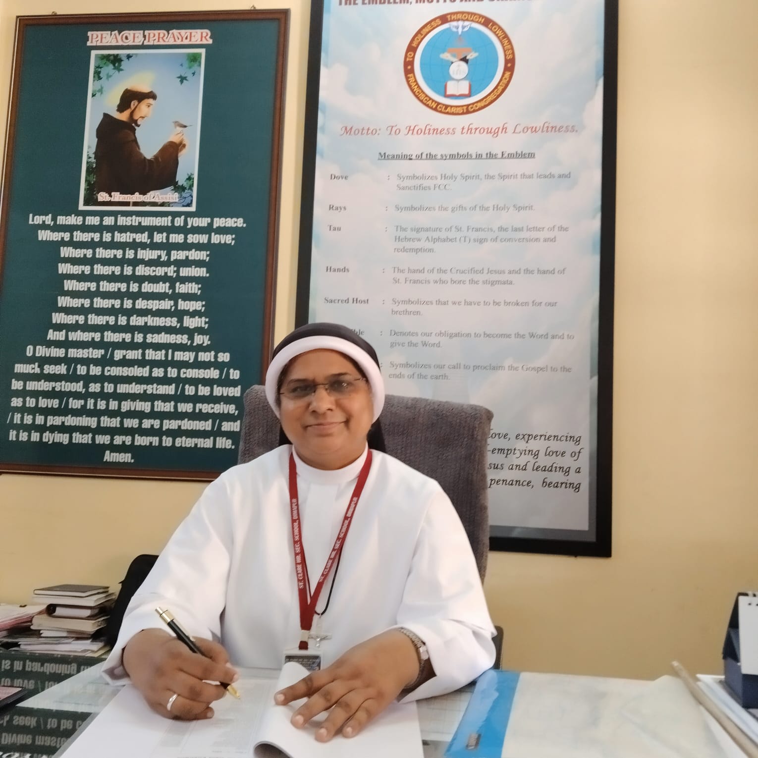 Principal of St Clare Higher Secondary School